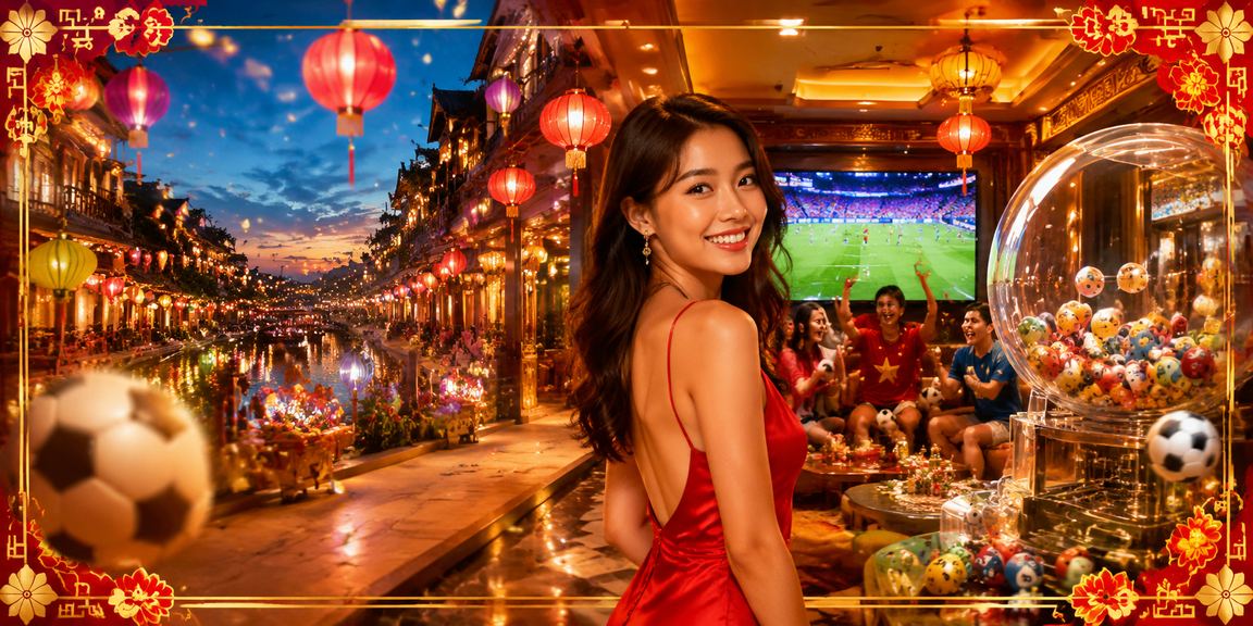 Người chơi tại Hà Nội truy cập tài khoản cá cược trực tuyến trong không gian đèn lồng lung linh